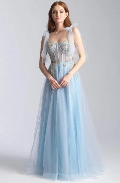 Formal Gowns Madison James - 20-343 Embroidered Sweetheart Tulle A-line Gown