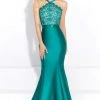 Madison James Beaded Lace Halter Trumpet Gown - 1 Pc Green In Size 04 Available Formal Gowns 1 Madison James Beaded Lace Halter Trumpet Gown - 1 Pc Green In Size 04 Available Formal Gowns
