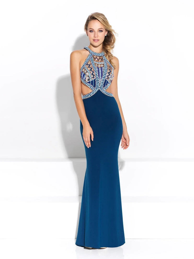 Formal Gowns Madison James - Cut Out Long Jersey Dress 17-300 5 Formal Gowns Madison James - Cut Out Long Jersey Dress 17-300