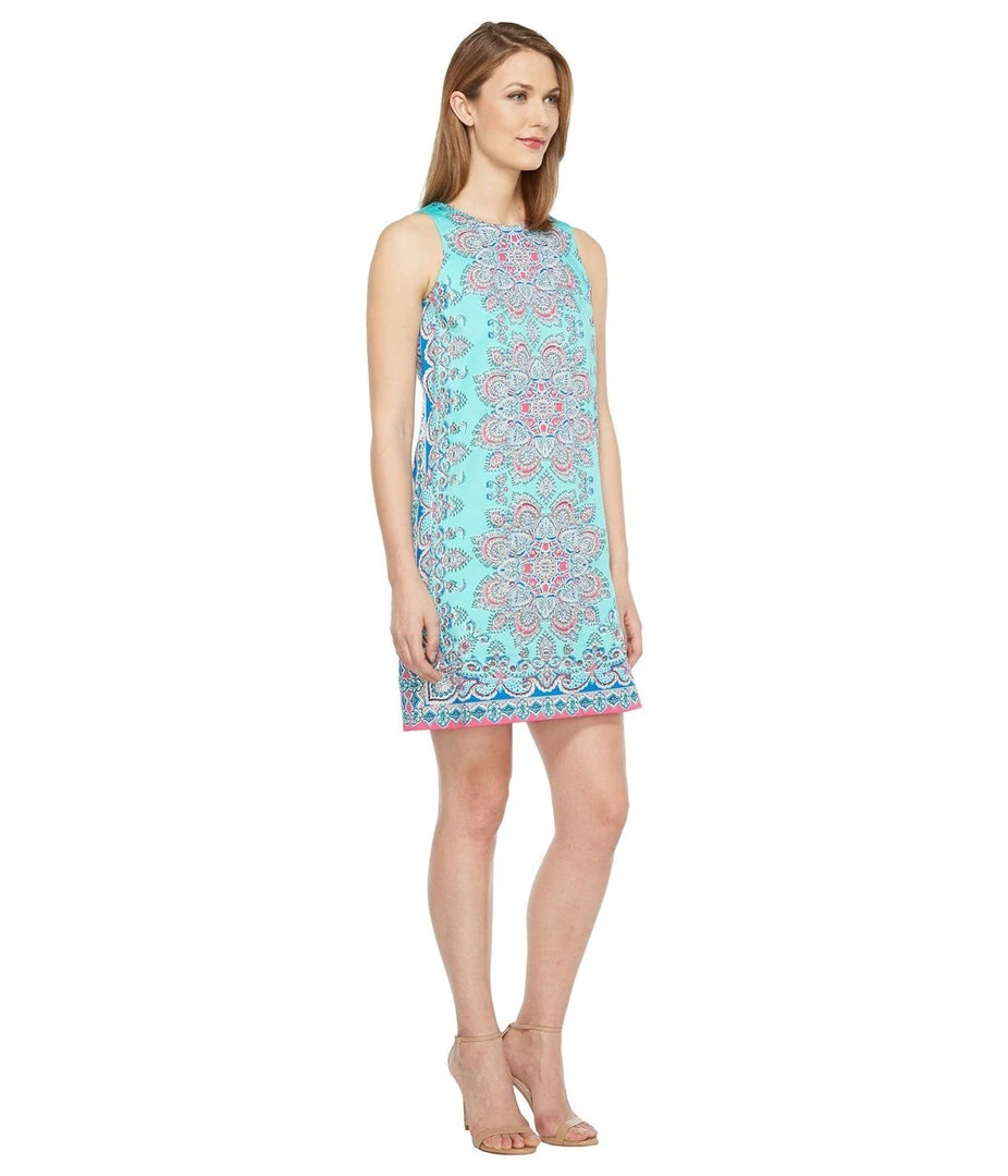 Maggy London - T2648MNR Medallion Print Cotton Dress 4 Maggy London - T2648MNR Medallion Print Cotton Dress