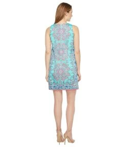 Maggy London - T2648MNR Medallion Print Cotton Dress 10 Maggy London - T2648MNR Medallion Print Cotton Dress