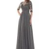 Formal Gowns Marsoni By Colors - Embellished Scoop Evening Dress M157 - 1 Pc Charcoal Grey In Size 18 Available 1 Formal Gowns Marsoni By Colors - Embellished Scoop Evening Dress M157 - 1 Pc Charcoal Grey In Size 18 Available