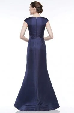 Marsoni By Colors - MV1007 Embroidered Plunging V-neck Mermaid Dress Formal Gowns