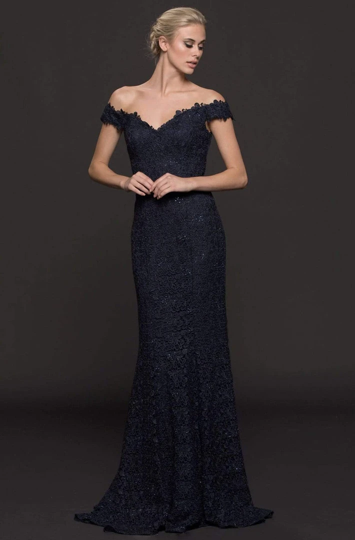 Marsoni By Colors - Off Shoulder Sheath Lace Gown M221 - 1 Pc Wine In Size 8 Available Formal Gowns 5 Marsoni By Colors - Off Shoulder Sheath Lace Gown M221 - 1 Pc Wine In Size 8 Available Formal Gowns