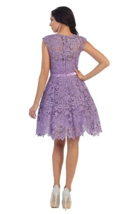 May Queen - Beaded Floral Cocktail Dress 12 May Queen - Beaded Floral Cocktail Dress