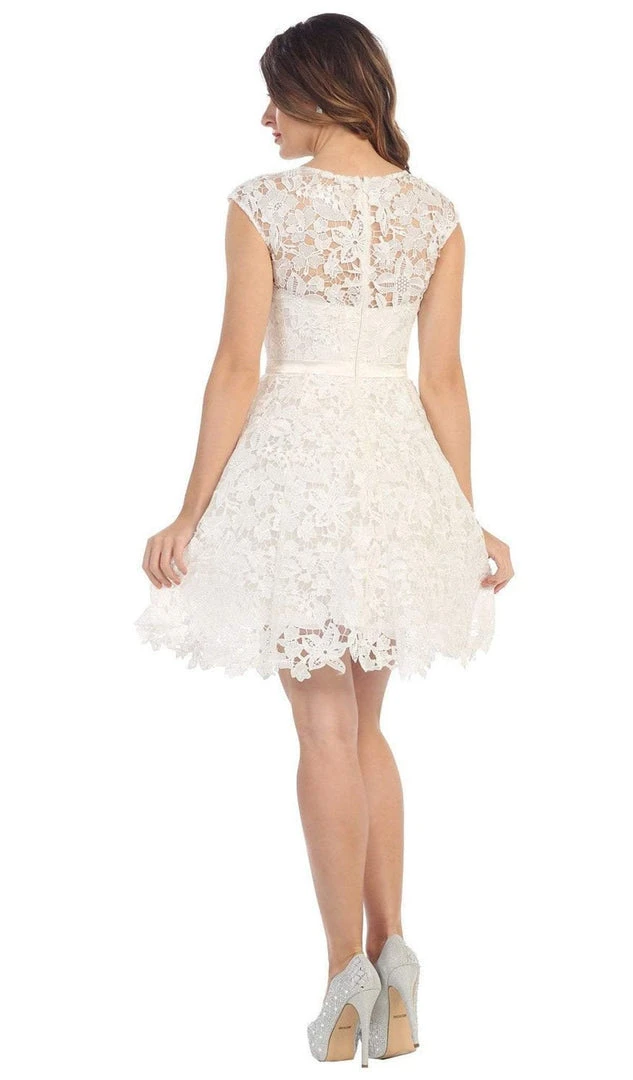 May Queen - Beaded Floral Cocktail Dress 9 May Queen - Beaded Floral Cocktail Dress