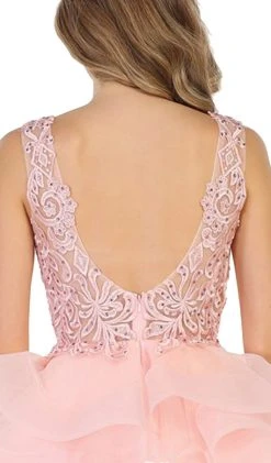 Cocktail Dresses May Queen - Beaded Lace Deep V-neck Cocktail Dress 9 Cocktail Dresses May Queen - Beaded Lace Deep V-neck Cocktail Dress