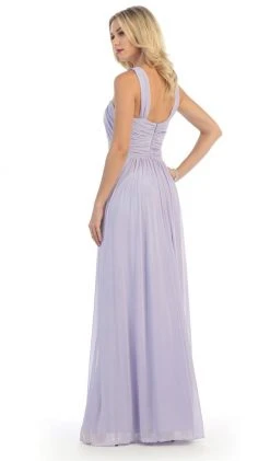 Formal Gowns May Queen - Beaded Yoke Scoop Neck A-Line Bridesmaid Dress 17 Formal Gowns May Queen - Beaded Yoke Scoop Neck A-Line Bridesmaid Dress