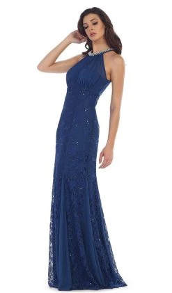 May Queen - Embellished Halter Sheath Mother Of The Bride Dress 17 May Queen - Embellished Halter Sheath Mother Of The Bride Dress