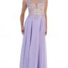 May Queen - Embellished Illusion Bateau A-line Prom Dress
