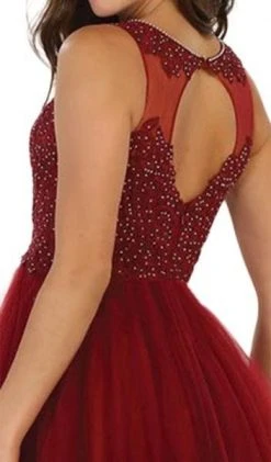 Cocktail Dresses May Queen Embellished Jewel A-line Dress MQ1510 15 Cocktail Dresses May Queen Embellished Jewel A-line Dress MQ1510