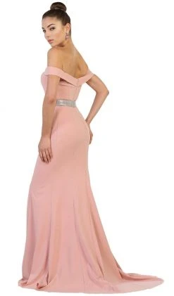 Formal Gowns May Queen - Embellished Off-Shoulder Sheath Homecoming Dress 14 Formal Gowns May Queen - Embellished Off-Shoulder Sheath Homecoming Dress