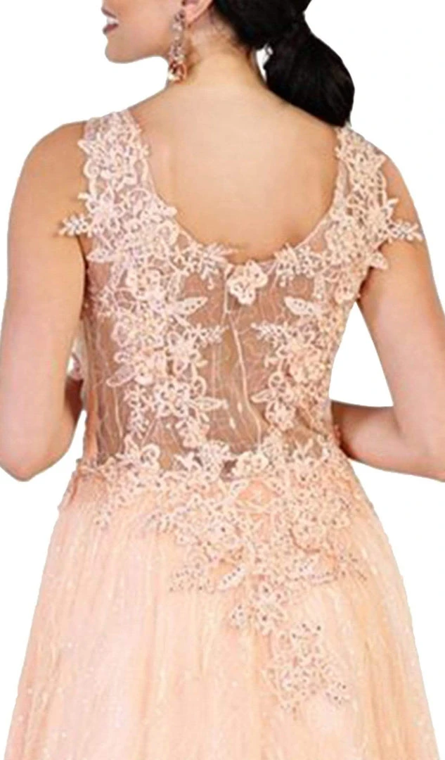 May Queen - Embellished Scoop A-line Evening Dress Formal Gowns 6 May Queen - Embellished Scoop A-line Evening Dress Formal Gowns