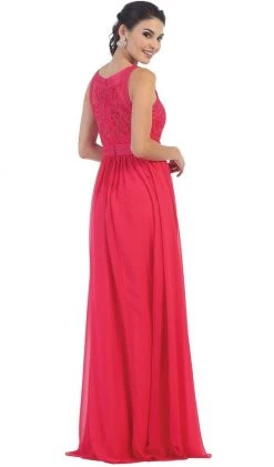 May Queen - Embroidered Jewel A-line Evening Dress Formal Gowns 16 May Queen - Embroidered Jewel A-line Evening Dress Formal Gowns