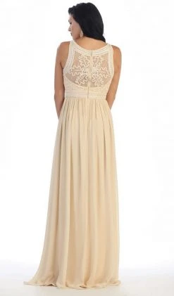 May Queen - Embroidered Jewel A-line Evening Dress Formal Gowns 21 May Queen - Embroidered Jewel A-line Evening Dress Formal Gowns