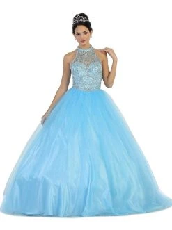 May Queen - Exquisite High Illusion Organza Formal Ballgown