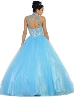 May Queen - Exquisite High Illusion Organza Formal Ballgown 8 May Queen - Exquisite High Illusion Organza Formal Ballgown