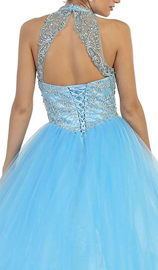 May Queen - Exquisite High Illusion Organza Formal Ballgown 6 May Queen - Exquisite High Illusion Organza Formal Ballgown