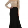 Formal Gowns May Queen - Faux Off-Shoulder Neckline Sheath Evening Gown