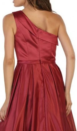 Formal Gowns May Queen - Foldover Asymmetric A-line Evening Dress 19 Formal Gowns May Queen - Foldover Asymmetric A-line Evening Dress