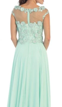 Formal Gowns May Queen - Gorgeous Lace Applique Chiffon Prom Dress 9 Formal Gowns May Queen - Gorgeous Lace Applique Chiffon Prom Dress