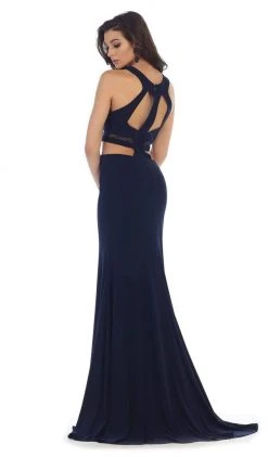 Formal Gowns May Queen - Illusion Paneled Cutout Sheath Long Prom Gown 17 Formal Gowns May Queen - Illusion Paneled Cutout Sheath Long Prom Gown