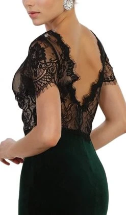 Formal Gowns May Queen - Lace Bateau Sheath Evening Dress