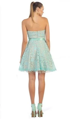 May Queen - Lace Sweetheart A-line Cocktail Dress 17 May Queen - Lace Sweetheart A-line Cocktail Dress