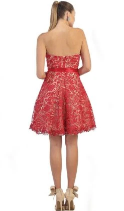 May Queen - Lace Sweetheart A-line Cocktail Dress 21 May Queen - Lace Sweetheart A-line Cocktail Dress