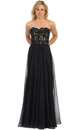 Formal Gowns May Queen - Lace Sweetheart A-line Evening Dress