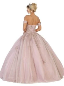 Formal Gowns May Queen - LK129 Embellished Sweetheart Ballgown