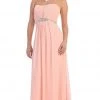 Formal Gowns May Queen - MQ1036B Strapless Pleated Bodice A-Line Long Formal Dress
