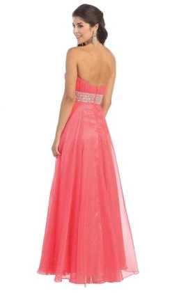 May Queen - MQ1046 Finely-Tucked Sweetheart Chiffon Prom Dress 12 May Queen - MQ1046 Finely-Tucked Sweetheart Chiffon Prom Dress