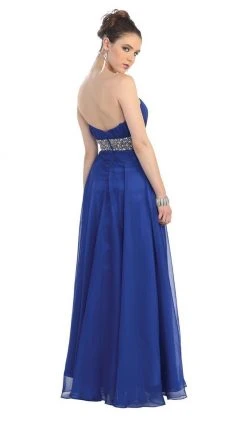 May Queen - MQ1046 Finely-Tucked Sweetheart Chiffon Prom Dress 15 May Queen - MQ1046 Finely-Tucked Sweetheart Chiffon Prom Dress