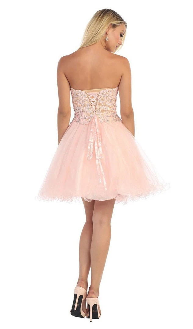 May Queen - MQ1123 Embellished Sweetheart A-line Cocktail Dress Cocktail Dresses 5 May Queen - MQ1123 Embellished Sweetheart A-line Cocktail Dress Cocktail Dresses