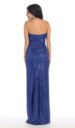 Formal Gowns May Queen - MQ1196 Sparkling Sequined Sweetheart Prom Gown