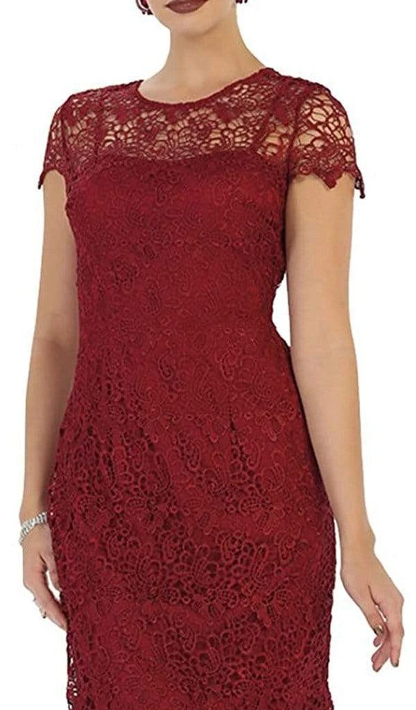 May Queen - MQ1253 Stylish Cap Sleeve Lace Formal Dress Cocktail Dresses 10 May Queen - MQ1253 Stylish Cap Sleeve Lace Formal Dress Cocktail Dresses