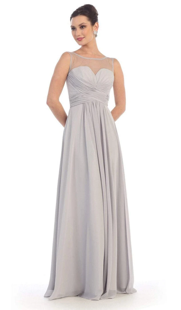 May Queen - MQ1266B Laced-Up Illusion Neck A-Line Prom Dress Formal Gowns 10 May Queen - MQ1266B Laced-Up Illusion Neck A-Line Prom Dress Formal Gowns