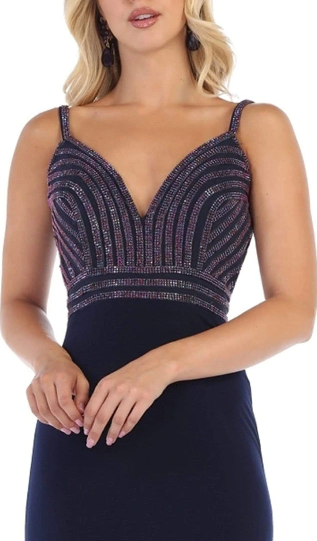 May Queen - MQ1587 Embellished Sweetheart Trumpet Evening Gown 5 May Queen - MQ1587 Embellished Sweetheart Trumpet Evening Gown