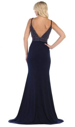 May Queen - MQ1587 Embellished Sweetheart Trumpet Evening Gown 7 May Queen - MQ1587 Embellished Sweetheart Trumpet Evening Gown