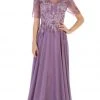 May Queen - MQ1589 Embroidered Sheer A-Line Evening Dress Formal Gowns 2 May Queen - MQ1589 Embroidered Sheer A-Line Evening Dress Formal Gowns