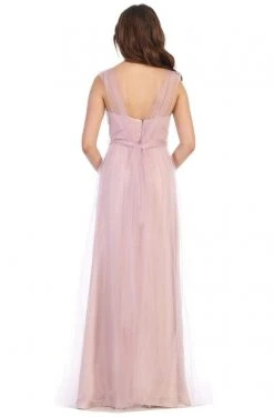 May Queen - MQ1728 Illusion Sweetheart A-Line Dress Formal Gowns