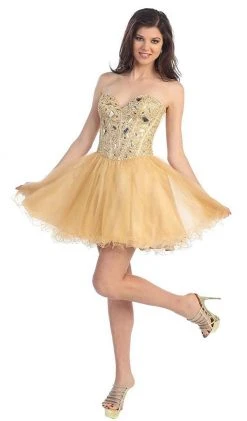 Cocktail Dresses May Queen - MQ873 Strapless Sweetheart Corset Cocktail Dress 30 Cocktail Dresses May Queen - MQ873 Strapless Sweetheart Corset Cocktail Dress