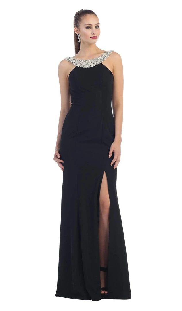 Formal Gowns May Queen - Open Back Long Prom Dress 5 Formal Gowns May Queen - Open Back Long Prom Dress