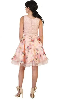 Cocktail Dresses May Queen - Pearl Embellished Two-Piece Cocktail Dress 13 Cocktail Dresses May Queen - Pearl Embellished Two-Piece Cocktail Dress