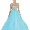 May Queen - Rhinestone Embellished Quinceanera Ballgown Formal Gowns