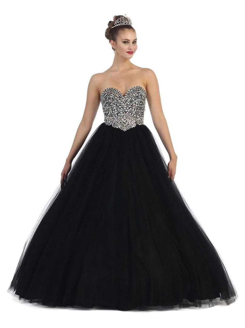 May Queen - Rhinestone Embellished Quinceanera Ballgown Formal Gowns 8 May Queen - Rhinestone Embellished Quinceanera Ballgown Formal Gowns