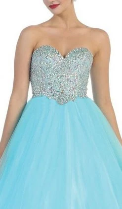 May Queen - Rhinestone Embellished Quinceanera Ballgown Formal Gowns 10 May Queen - Rhinestone Embellished Quinceanera Ballgown Formal Gowns