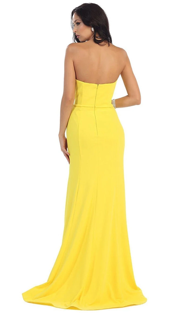 May Queen - RQ-7360 Strapless Sweetheart Trumpet Evening Dress 7 May Queen - RQ-7360 Strapless Sweetheart Trumpet Evening Dress