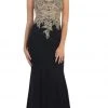 May Queen - RQ-7440 Embellished Queen Anne Sheath Evening Dress Formal Gowns 1 May Queen - RQ-7440 Embellished Queen Anne Sheath Evening Dress Formal Gowns
